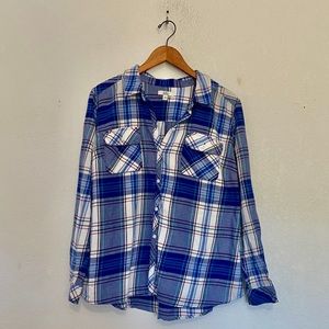 Croft & Barrow Plaid Top
